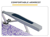 1 PCS Aluminum Beach Chair, 15 Inch Seat Height Purple Tribal Pattern, 5-Position Adjustable 19923642