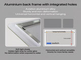 Bathroom Mirror with Led Lights Front and Backlit, Anti-Fog Lighted Vanity Mirrors for Wall Mounted, W2071P172692
