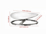 220 LBS Kids Swivel Chair, Sensory Spinning Chair with Non-Slip Metal Base for Balance & Focus 41912941