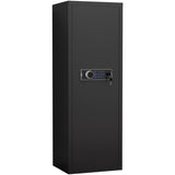 ZNTS Heavey Duty,Large Size 5-8 Gun,Black Gun Cabinet with Electronic Password Keypad Lock,Unassembled W1779P163502