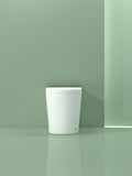 Compact Smart Toilet with Bidet Seat Built-in, Modern Tankless Design with 23.25" Depth, Open W2826P252047