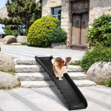 ZNTS 63 inch Folding Dog Ramp, Portable Lightweight Pet Ramp for Cars, Trucks and SUVs 81656468