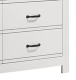 Cassini 51" White 6-Drawer Dresser B061125421