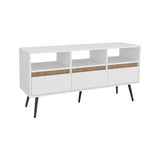 Aranjuez 47" Wide Tv Stand with Three Drawers, Three Open Shelves, Living Room, Tv Room White B200P253753
