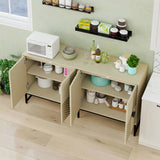 Carved 4 Door Sideboard ,Sideboard Buffet Cabinet With Storage ,Modern Coffee Bar Cabinet With W688P207303