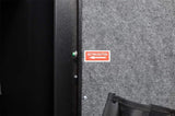 ZNTS Black Steel Gun Cabinet, with Inner Safe Box, LED Lights, Removable Shelf and Gun Rack. W1000122177