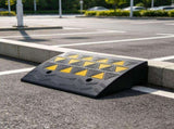6" Rise Rubber Curb Ramp, 14.6" W x 19.3" L, 15T Heavy-Duty Driveway & Sidewalk Ramp for Trucks, 26297322