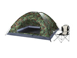 3-4 Person Camping Dome Tent Camouflage 99828302