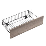 Queen Size Metal Platform Bed Frame with upholstery storage function Headboard and USB LINER and W311133402