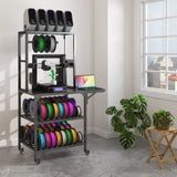 3D Printer Stand, Heavy Duty 3D Printer Table Stand with Filament Storage Rack, T-Shaped Spools 00837122
