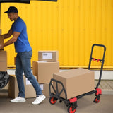 150kg 2-in-1 luggage trolley red 58885307