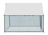 6.5 x 10 ft Large Metal Chicken Coop, Walk-in Poultry Cage Chicken Hen Run House with Waterproof 08931110