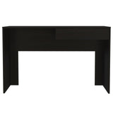 ZNTS Black Wengue 1-Drawer Computer Desk B06280446