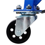 300 lbs Hydraulic Motorcycle Scissor Jack Lift Foot Step Wheels for Small Dirt Bikes,blue color 39700663
