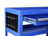 Rolling Tool Cart, Premium 1-Drawer Utility Cart, Heavy Duty Industrial Storage Organizer Mechanic W1239132624