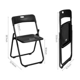 10 Pack Plastic Folding Chairs, Stackable Commercial Chairs, Portable Event Seats Indoor Outdoor for 31594765
