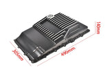 Transmission Oil Pan Replacement for Ford Lincoln 2018-2024 Brushed Aluminum Deep 10R80 84486904
