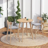 Wooden Bar Chairs Set of 2, Modern Soft Upholstered Kitchen Island Chairs, Counter Height Stool with W2582P197592
