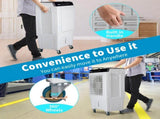 -3 in 1 Portable Evaporative Cooler,Indoor,Outdoor,2353CFM Personal Air Cooler with remote ,7.93 Gal 28339062