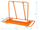 Heavy Duty Drywall Sheet Cart & Panel Dolly 1600lbs load capacity,panel service cart ,casters with W46540330