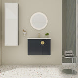 28 Inch Bathroom Vanity with Ceramic Sink, For Small Bathroom, Bathroom Vanity with Soft Close Door W999P146021