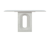 Length 47.24 Inch Entryway Table for Living Room,Narrow Console Table with Unique Loopback Design, W2582P360922