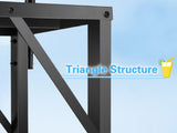 5 Step Ladder with Handrail, Swimming Pool Ladder Above Ground, 660 lb Load Capacity RV Steps with 01422425