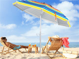 6.5 Feet Beach Umbrella - Multicolor 54266523