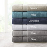 100% Cotton Bath Sheet Antimicrobial 2 Piece Set B03599350