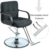 ZNTS Barber Chair,Salon Chair for Hair Stylist,Stylist Chair with Heavy Duty Pump Adjustable WF318034BAA