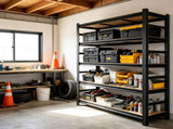 5Tier Metal Storage Shelving Unit, 2000 LBS Capacity, AdjustableHeight Storage Rack, Ideal for 94729560