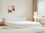 All in One King Mattress & Bed Frame, 15 Inch King Size Mattresses in a Box with Cool Fabric, W1359P364811