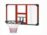 Wall-Mounted Basketball Hoop, Shatter-Resistant Backboard, Solid Rim & All-Weather Net, Indoor & 96602449
