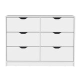 Basilea 4 Drawers Dresser, 2 Cabinets -White B20092139