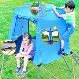 ZNTS Kids Climbing Dome with Canopy and Playmat - 10 ft Jungle Gym Geometric Playground Dome Climber Play 73714210