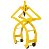Automatic Grip and Release Log Tongs, 360&deg Swivel Lifting Tongs with 4 Claws 21" Open, 3300 LBS W465P271465