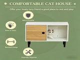 Wooden Cat House 76065634