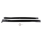 Body Side Extension Panel Kit fit for Infiniti Q50 2014-2023 Gloss Black ABS 2PC 74633635