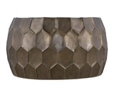 CT101 Modern Contemporary Round Aluminum material 32" Coffee Table, Farmhouse Table with Glossy B009P295926