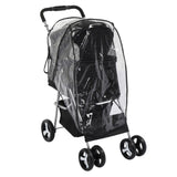 ZNTS 4 Wheels Pet Stroller, Dog Cat Stroller for Small Medium Dogs Cats, Foldable Puppy Stroller with Cup 95759460