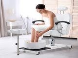 Pedicure Station Chair W/Footrest and Foot Basin, 360 Swivel Reclining Pedicure Chair w/Hydraulic 38698323