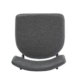 26''Retro Swivel Counter Stools Set of 2,Grey Counter Stools with iron Frame,PU Sponge N780P199991G
