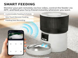 Intelligent fully automatic pet feeder, timed and quantitative feeding, remote control for more 72521644