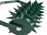 18in Lawn Aerator, Heavy Duty Rolling Aerator Lawn Tool, Manual Lawn Aerator Yard Aerator 00560930