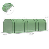 ZNTS Portable Tunnel Greenhouse Outdoor Garden Mini W2181P154741