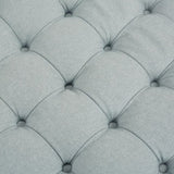 ZNTS Skirted Tufted 32" Round Ottoman B03548970