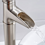 ZNTS Modern Contemporary Black Bathroom Ceramic Hot Cold Water Mixer Tap Black Faucet Mixer Basin W1932126975