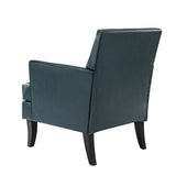 ZNTS Lapithae Armchair with Solid Wooden Legs and Nailhead Trim W1137141192