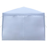 ZNTS 3 x 3m Two Doors & Two Windows Practical Waterproof Right-Angle Folding Tent White 43349501