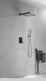 ZNTS 12" Rain Shower Head Systems Wall Mounted Shower TH6003-12MB